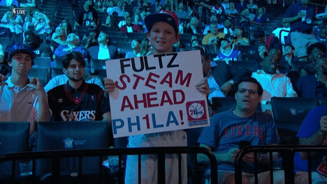 Lets Go 76Ers GIF by NBA