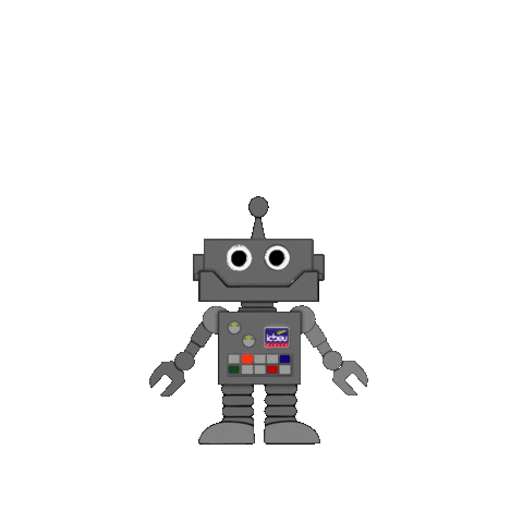 English Robot Sticker by Icbeu Manaus