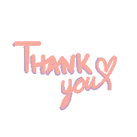 Thanks Love Sticker by Bayahibe Swimwear