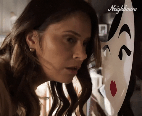 Scarlett Listen GIF by Neighbours (Official TV Show account)