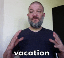 Sign Language Vacation GIF