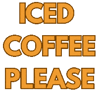 Iced Coffee Sticker by Ormado Kaffeehaus