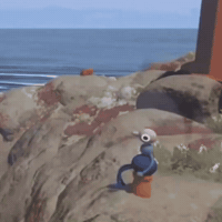 Contemplating Big Guy GIF