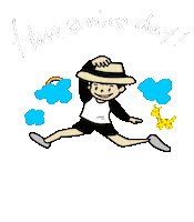 Have A Nice Day Hello Sticker