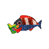 Fish Sea Sticker