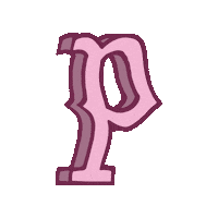 Pink Typography Sticker by Depraved Cave