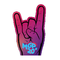 Party Hand Sticker by DR Ultra