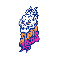surfintacos mexico surf tacos mexican Sticker