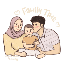 kaneishea family family time chilla arsyilla Sticker