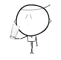 Surprised Spit Sticker by dailybred