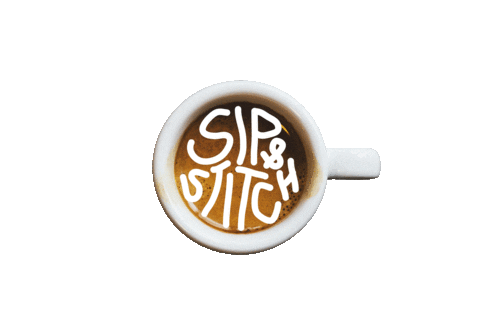 StitchPeople giphyupload coffee people sip Sticker