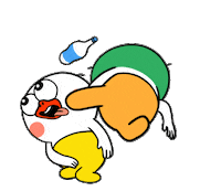 Kick Sticker by kwaesam