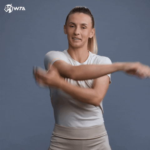 Tennis Stretching GIF by WTA
