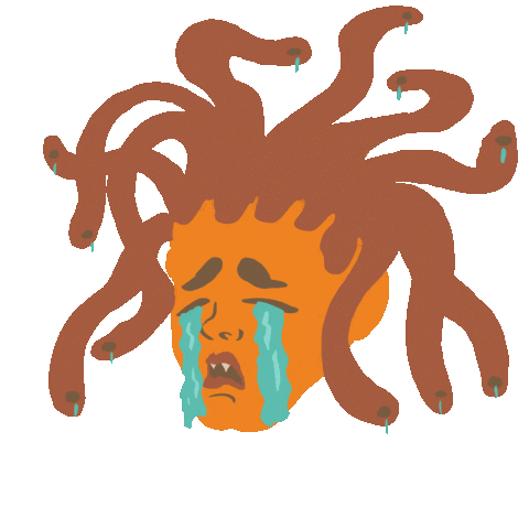 Sad Greek Mythology Sticker