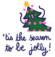 Happy Christmas Tree Sticker by Eledraws (Eleonore Bem)