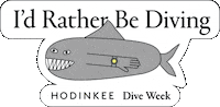 HODINKEE swim shark rolex scuba diving Sticker