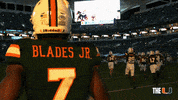 Ncaa Football Running GIF by Miami Hurricanes