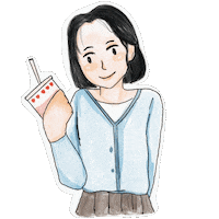 Happy Girl Sticker