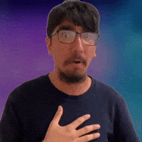 Worried with my hand over heart