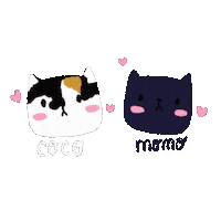 jayrisart art illustration new post cats Sticker