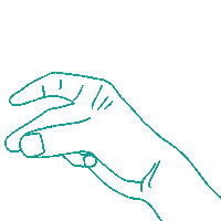 vvals thumbs up hand finger daumen hoch Sticker