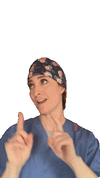 Point Happy Dance Sticker by CRNA School Prep Academy