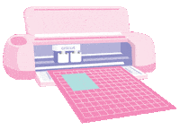 Pink Craft Sticker