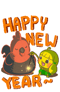 Happy New Year Sticker