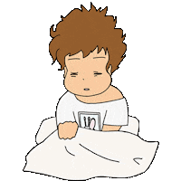 Tired Sleepy Sticker