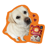 AwesomePawsomeTreats love happy heart dog Sticker