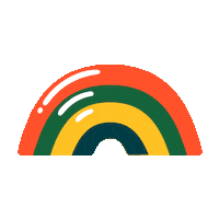 Rainbow Colour Sticker by O Boticário