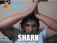 shark total physical response GIF by ALO7.com