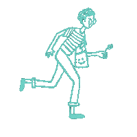 Run Running Sticker by HAMTARINA