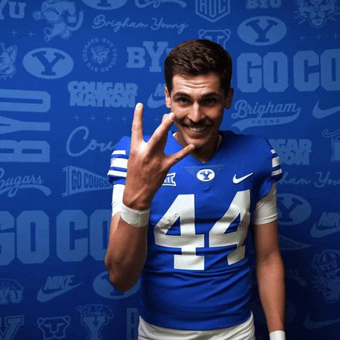 College Football Go Cougs GIF by BYU Cougars