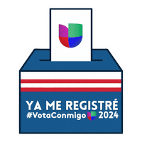 unicontigo univision Vota voto latino votaconmigo Sticker