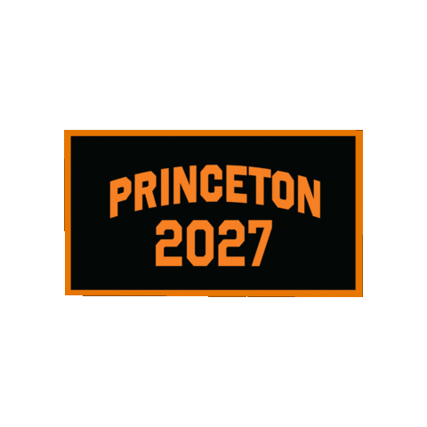 Princeton 2027 Sticker by Princeton University
