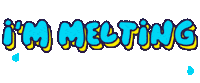 Melting Heat Wave Sticker