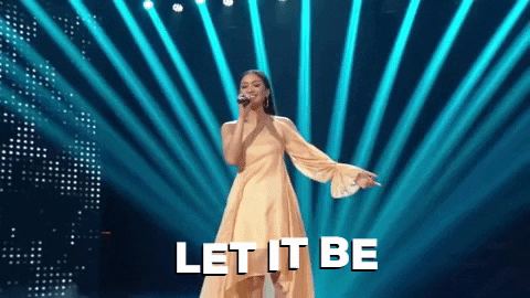 Let It Be Beatles GIF by Indonesian Idol