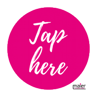 Tap Circle Sticker by Pink Punkt Maier