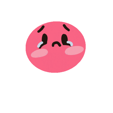 Pink Crying Sticker