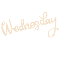 marilynbstyle week wednesday calligraphy days Sticker