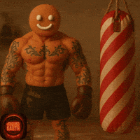 Christmas Time Boxing GIF