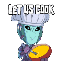 Food Preparation Cooking Sticker by Planet XOLO