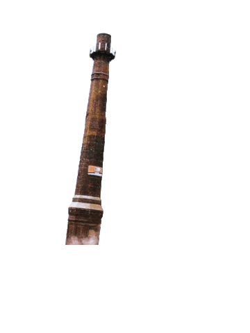 Betondemontage demolition chimney abriss schornstein Sticker