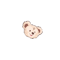 Hannibow disney bear teddy teddybear Sticker