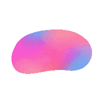 Knooply pink text blue aesthetic Sticker