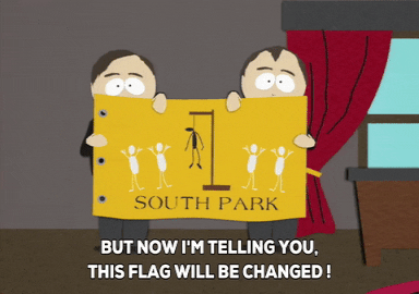 Flag Hanging GIF by South Park