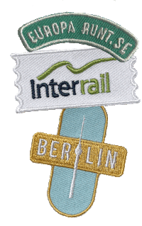 europaruntse train railway rail interrail Sticker