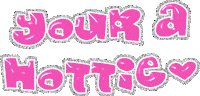 hottie STICKER