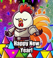Happy New Year Party GIF by Zorooster